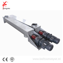 Screw conveyor for wet sand